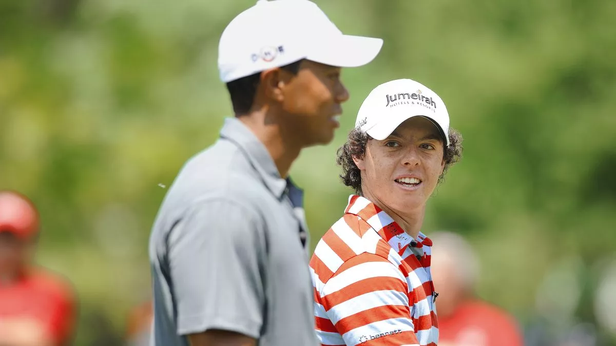 16-year-old Rory McIlroy did this just to catch a glimpse of his hero Tiger Woods