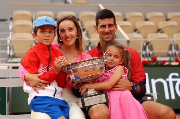 Photos Of Fun Moments Of Navak Djokovic And Jelena Djokovic With Thier Kids An   [PHOTOS].