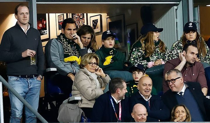 Photos Of Roger Federer And His Family At The 2023 Rugby World Cup [PHOTOS].