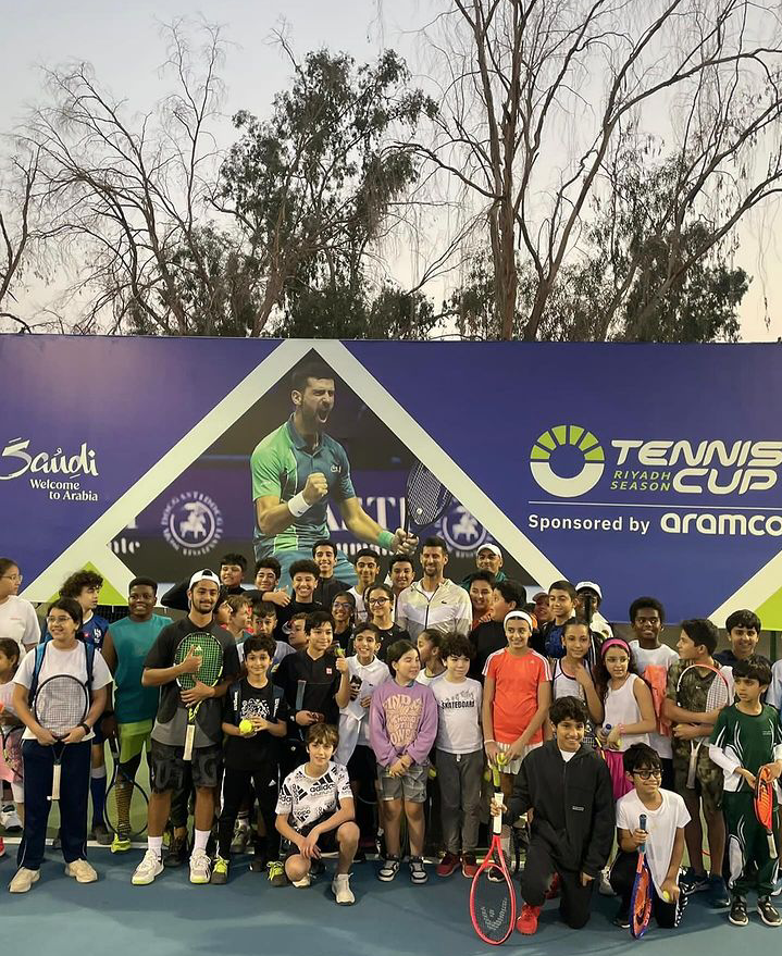 Photos Of Novak Djokovic Being Present With Carlos Alcaraz At The Tennis Riyad Cup In Saudi Arabia Sponsored By Aramco  [PHOTOS].