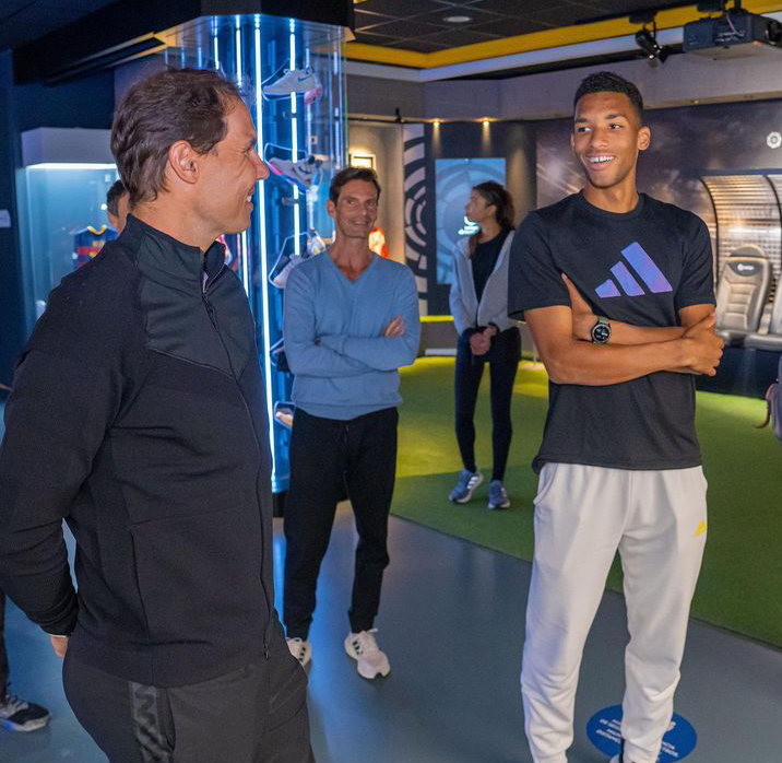 Photos Of When Rafael Nadal Warmly Welcomed Felix Auger-Aliassime In The Rafanadal Museum [PHOTOS].