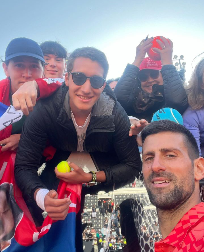 Photos Of Novak Djokovic Team And Fan Love He Deserves And Gets [PHOTOS].