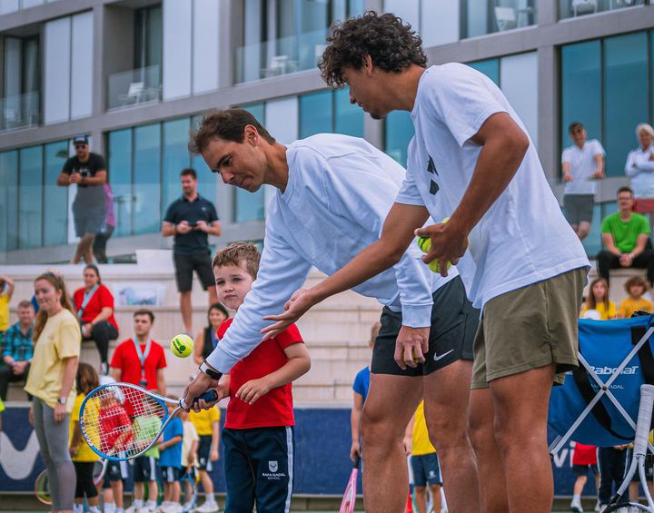 Photos Of Nadal Rafael,His students and Expert trainers in rafanadalacademy [PHOTOS].