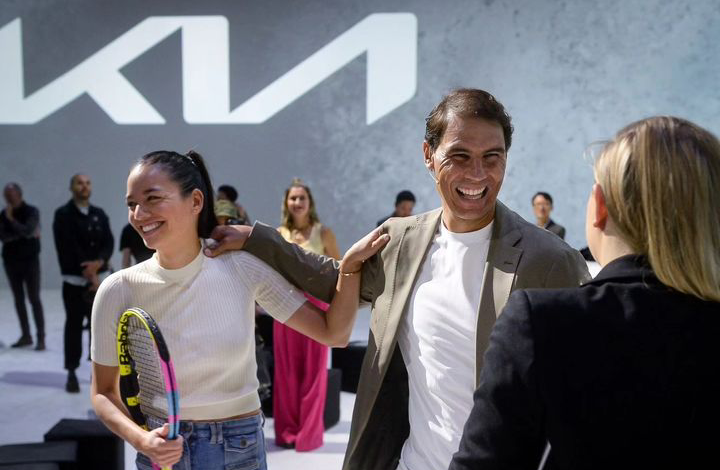 Rafael Nadal Signed An Endorsement Deal With KIA Motors In 2023 [PHOTOS].
