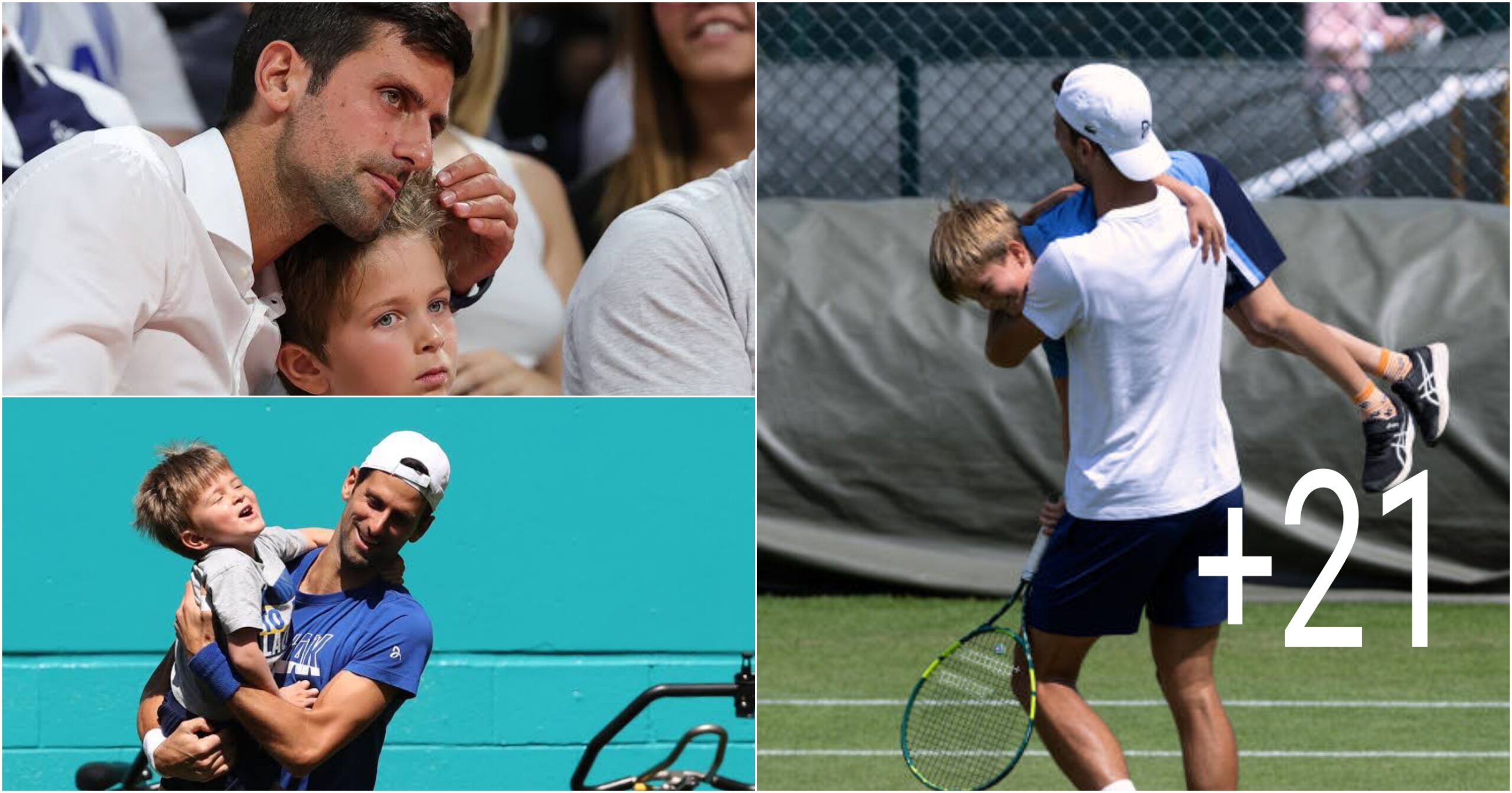 [PHOTOS] Adorable Photos of Novak Djokovic and his Son Stefan Djokovic