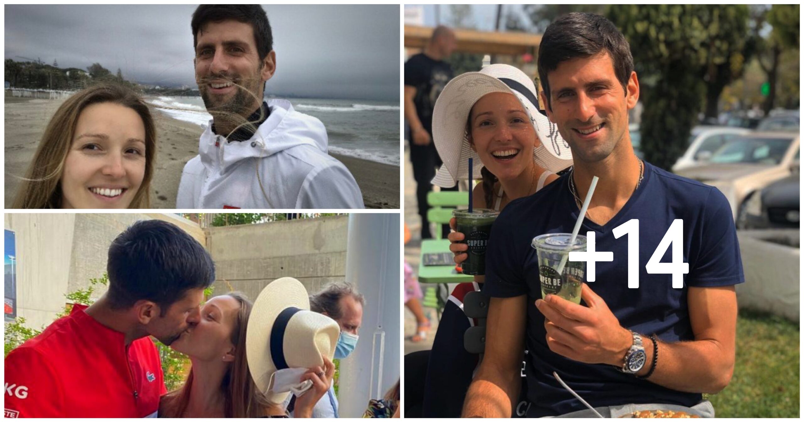 SUNSHINE AND SMILES: Novak and Jelena Djokovic Beautiful Moments [PHOTOS].
