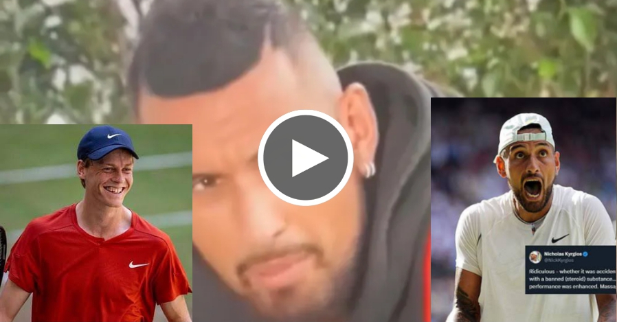 Nick Kyrgios reagisce a un vecchio video di lui che chiamava con orgoglio Jannik Sinner il suo “GIOCATORE PREFERITO”